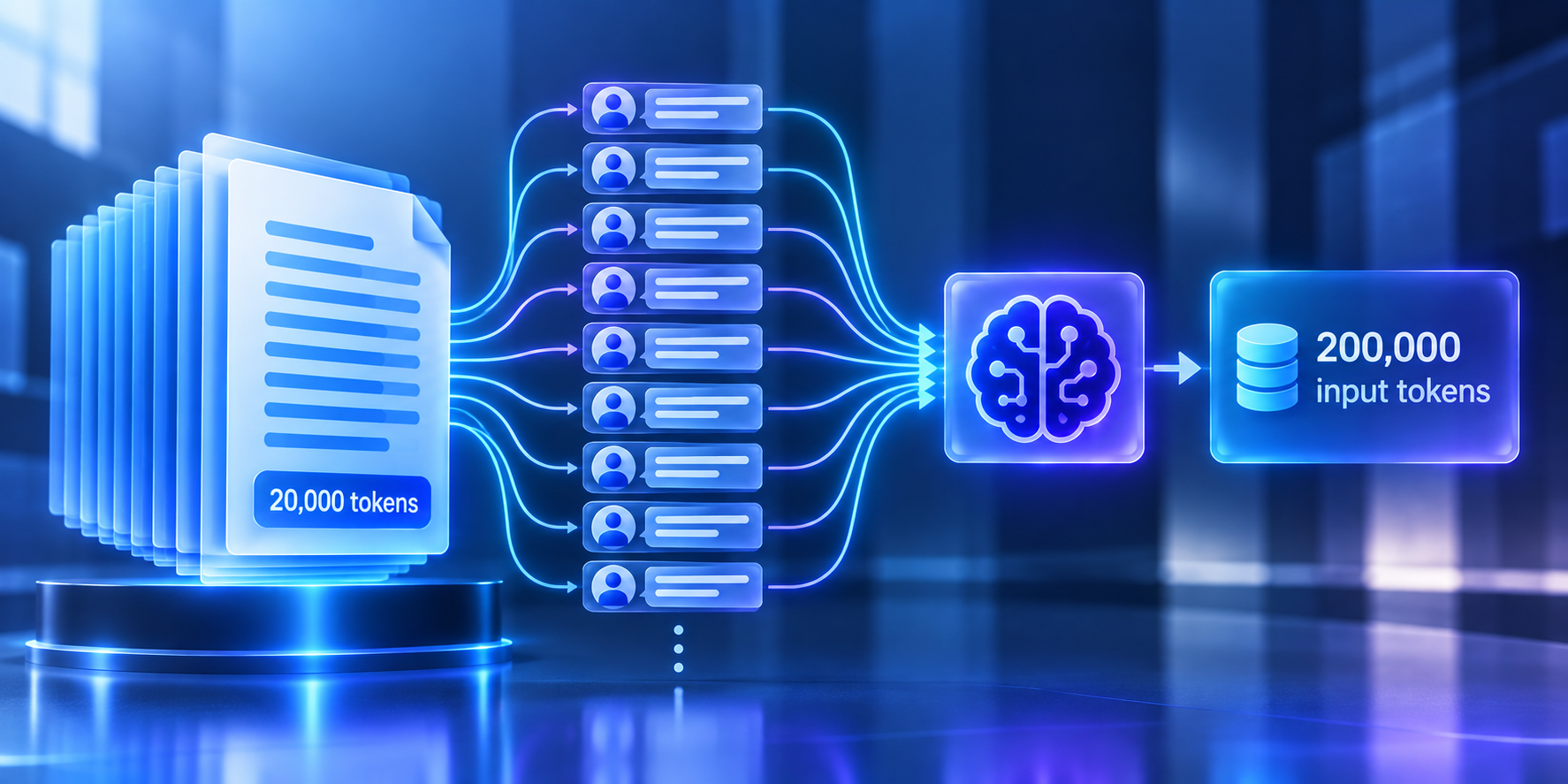 Repeated processing of the same document for multiple questions